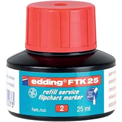 Obrázek edding plnicí inkoust Ftk 25, f. Flipchartm., 25 ml, Červená