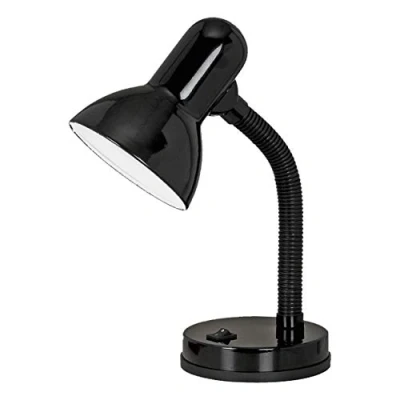 Obrázek EGLO stolní lampa Basic, 1 plamenná lampa, na psací stůl z oceli a plastu, barva: černá, objímka: E27