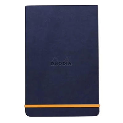Obrázek Rhodia 194390C Notizbuch Webnotepad DIN A5, 96 Blatt abtrennbar liniert 90 g, 1 Stück, Nachtblau