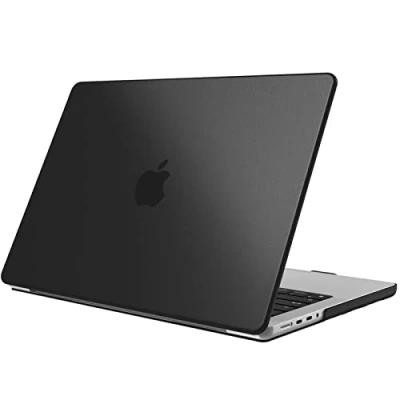 Obrázek Fintie pouzdro kompatibilní s MacBook Pro 14 palců A2992 A2918 A2779 A2442 (2023 2021) M3 M2 M1 Pro/Max, ultratenké tvrdé ochranné palců, černé (matné)