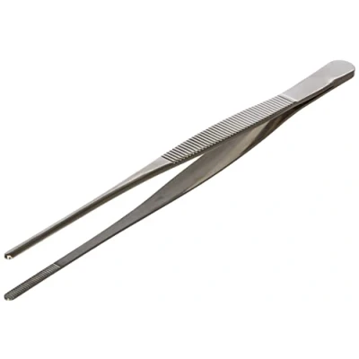 Obrázek Lacor 62956 přesných hladká kleště 21 cm, nerezová ocel, Grey, 24 x 6 1 cm