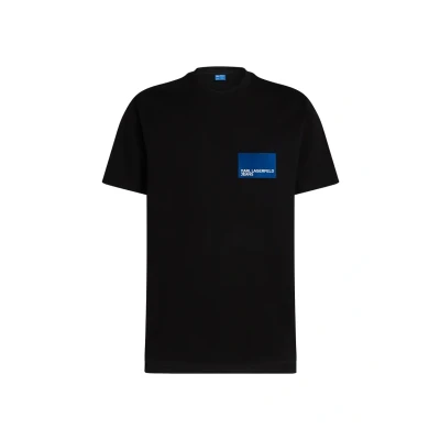 Obrázek Karl Lagerfeld Jeans BOX LOGO TEE Triko s potiskem, Muži, Velikost: Large, Black