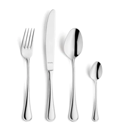 Obrázek AMEFA Haydn Besteck Set 32 teilig Besteckset für 8 Personen Edelstahl Rostfrei Spülmaschinenfest Tafelbesteck