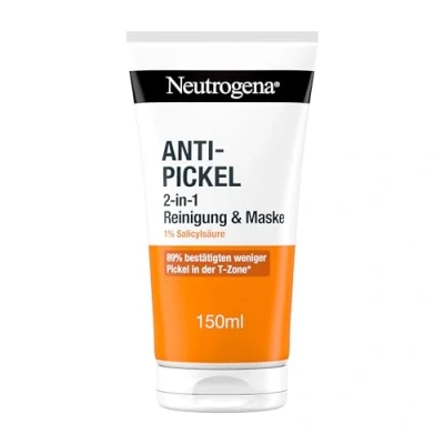Obrázek Neutrogena Anti Pickel 2 v 1, čištění a maska, 150 ml