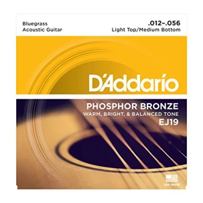 Obrázek D&#039;Addario struny pro westernovou kytaru akustickou EJ19 Bluegrass, 1256 1 kus