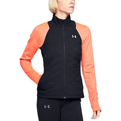 Obrázek Under Armour Damen Weste ColdGear Reactor Run Insulated Vest, Schwarz, SM, 1342804 001