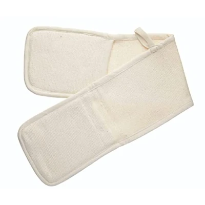 Obrázek KitchenCraft Doppelschichtige Ofenhandschuhe, Extradicke Baumwolle, 80 x 17 cm, Weiß