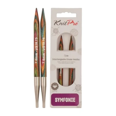 Obrázek KnitPro Symfonie Špičky na pletací jehlice, vyměnitelné, dřevěné