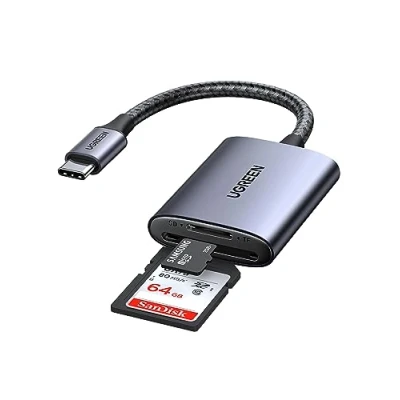 Obrázek UGREEN Čtečka karet USB C 104 MB/S SD Card typ C, čtečka USB, kompatibilní s iPhone 16 řadami, Galaxy S24/S24 Ultra, iPad Pro/iPad Air, MacBook Pro/MacBook Air atd.
