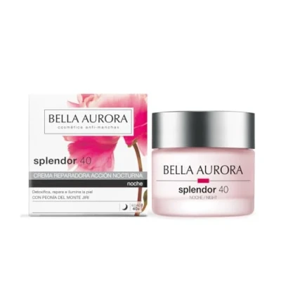 Obrázek Bella Aurora Opravující noční krém 50 ml proti nečistotám, regenerační, zmenšuje póry, zlepšuje vzhled pokožky