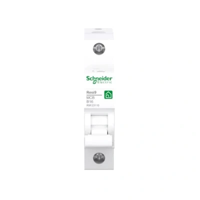 Obrázek Schneider Electric Proudový jistič Resi9, 1pólový, 16A, charakteristika B, 6kA, číslo výrobku R9F23116