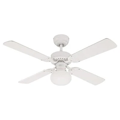 Obrázek Westinghouse Vegas 7218540 stropní ventilátor s osvětlením, A ++ až E, kov, 60 W, E27, bílá, 105 x 44,2 cm