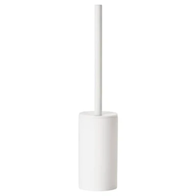 Obrázek Zone Denmark Solo toaletní kartáček, WC štětka z porcelánu, stojící, průměr 8,4 cm, výška 44,8 bílá