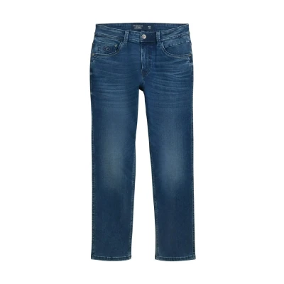 Obrázek TOM Tailor Marvin Džíny Straight Fit, Muži, Velikost: 40x34, Used dark stone blue denim