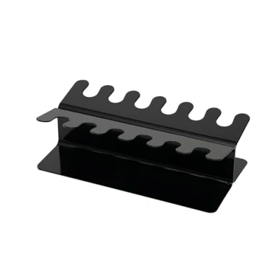 Obrázek MAUL Nosič razítek 22,5 x 12 6,5 cm elegantní držák v rovném provedení prostorově úsporný organizér do kanceláře až na ideální pro datumové razítko a firemní černý
