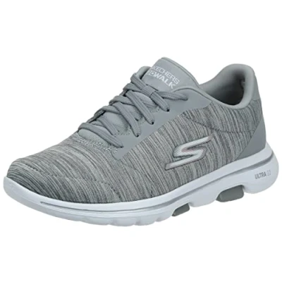 Obrázek Skechers Dámské Go Walk 5 True Sneaker, Gray Textile Trim Gry