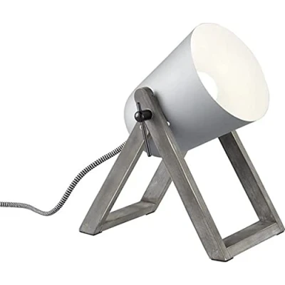 Obrázek Reality Leuchten R50721011 Marc, stolní lampa, E27, šedá, 12 x 19,5 21 cm