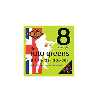 Obrázek Rotosound Niklové struny pro elektrické kytary, síla Extra Light 8 11 14 22 30 38
