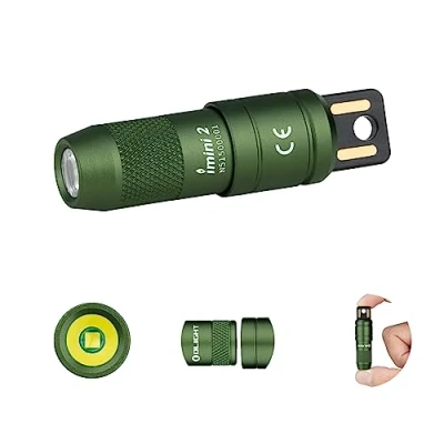 Obrázek OLIGHT iMini 2 Mini LED USB dobíjecí kapesní svítilna přívěsek na klíče s magnetickou základnou, 50LM 19,5 g EOS svazek klíčů ruční svítilna, IPX6 malá Flashlight pro kempování, outdoor, nouzové
