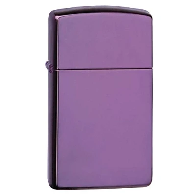 Obrázek Zippo 28124 zapalovač 60001259 PL Slim Abyss benzínový zapalovač, mosaz, 1x3,5x5,5cm