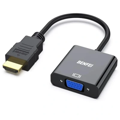 Obrázek BENFEI HDMI na VGA, jednosměrný počítač VGA monitor adaptér (konektor zdířku) pro PC, desktop Laptop PC projektor HDTV Chromebook Raspberry Pi Roku Xbox a další