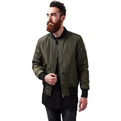 Obrázek Urban Classics 2TONE Bomber Jacket bunda, Muži, Velikost: Large, Darkolive/black
