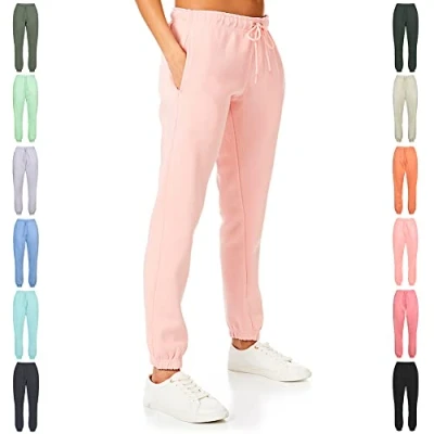 Obrázek Light &amp; Shade Dámské Soft Touch Loungewear Kalhoty na jogging Jogger, růže, L