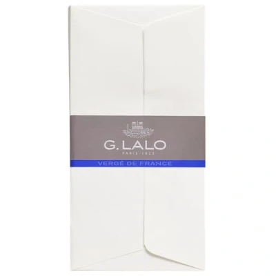 Obrázek Obálky G.Lalo 46100L samolepicí Vergé de France (perfektní pro vaše pozvánky, DL, 11 x 22 cm, 25 obáhů) bílé