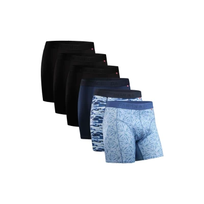 Obrázek Danish Endurance 6 PACK Performance Trenýrky, Muži, Velikost: Large, Blue/black