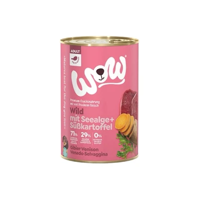 Obrázek Konzerva WOW Adult zvěřina s batáty 400g