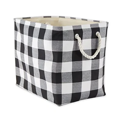 Obrázek DII Basket Buffalo Aufbewahrungskorb, groß, Schwarz/Weiß