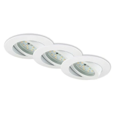 Obrázek Briloner Svítidla LED vestavné svítidlo, stmívatelné, zářič, bodová svítidla, stropní lampy obývací pokoj, bodové světlo 230 V, vestavná sada vestavných