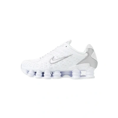 Obrázek Nike Sportswear SHOX TL Tenisky, Muži, Velikost: 45, White/metallic silver/max orange Umělé vlákno / textil