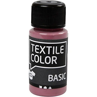 Obrázek Creativ Company Barva textilu, 50 ml, tmavá růže