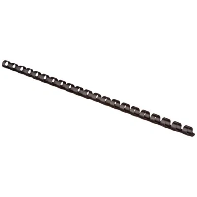 Obrázek Leitz 35042 plastový vázací hřbet, A4, plast, 10 mm, 65 listů, 100 kusů, černá