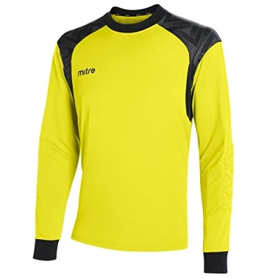 Obrázek Mitre Herren Guard Goalkeeper Fußball Shirt Match Day, Gelb/Schwarz, L