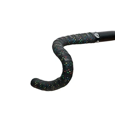 Obrázek Bike Ribbon Color Drops Double Layer Bar Tape, Black/Multicolor, XL