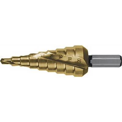 Obrázek Ruko 1010051T stupňovitý vrták HSS + TiN velikost 1