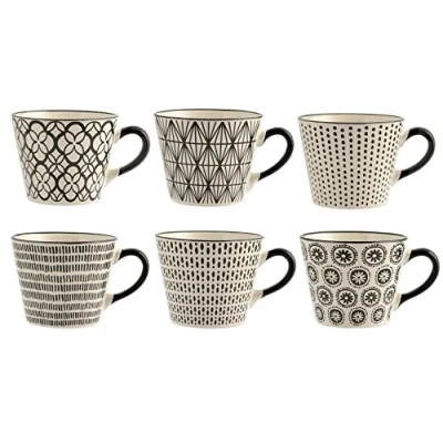 Obrázek H&amp;h set 6 tazze jumbo vhera in stoneware cc 340