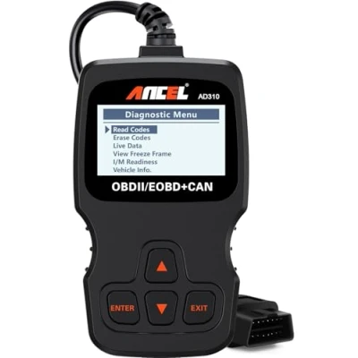 Obrázek Ancel AD310 Classic Enhanced Univerzální OBD II tiskárny Auto diagnóza motoru chyba kód čtečka Can Scan nářadí Černá