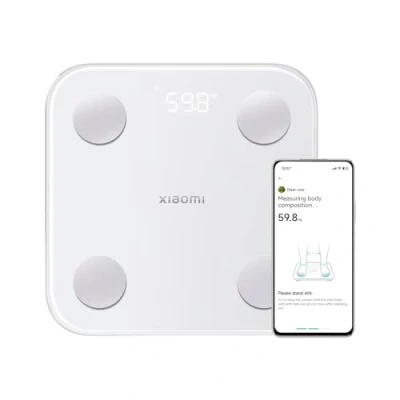 Obrázek Xiaomi Body Composition Scale S400 Personenwaage mit Dual Frequenz Messung, 25 Gesundheitsindikatoren, bis zu 150 kg und Genauigkeit von 100g, Weiß