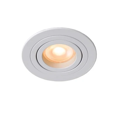Obrázek Lucide Tube vestavný zářič Ø 9 cm GU10 Chrom Matný