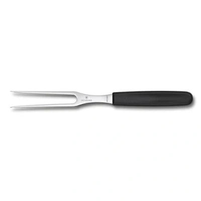 Obrázek Victorinox, Swiss Classic, Profi porcovací vidlice, extra ostrá čepel, 15 cm, robustní plastová rukojeť, nerezová ocel, černá