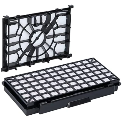 Obrázek McFilter SET 1x HEPA Filtr motoru vhodný pro Siemens Q5. 0 VSQ5X1230 extreme SilencePower Serie Q 5. 0, alternativa k hygienickému filtru VZ154HFB vysavač příslušenství podlahový