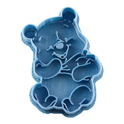 Obrázek Cuticuter Winnie The Pooh Ausstechform, Kunststoff, blau, 8x7x1.5 cm