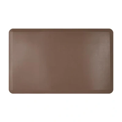 Obrázek Art3d Anti Ermüdungsmatte Komfortmatte gepolsterte Küchenmatte rutschfestes Schaumstoff Komfortkissen für Stehpult Büro oder Garageboden 71 x 44 1,2 cm Braun