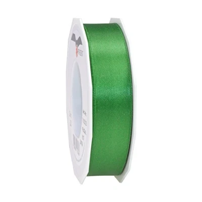 Obrázek PRÄSENT C.E. Pattberg Satin grün, 25 m Satinband zum Einpacken von Geschenken, mm Breite, Geschenkband Dekorieren &amp; Basteln, Dekoband, Anlass