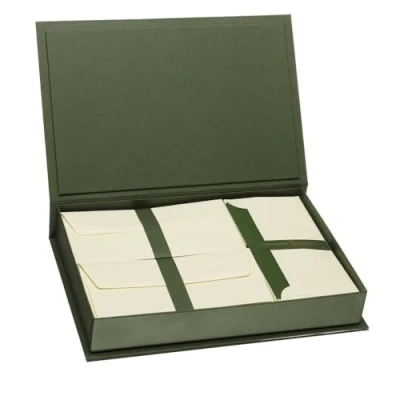 Obrázek Rössler Papier 1051831008 Paper Royal schránka na dopisní papír, 40/10/50, A4/DL/DL, zelená/chamois