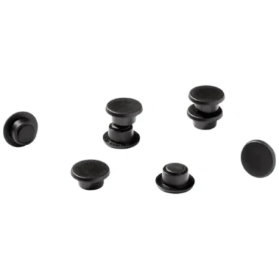 Obrázek Durable Magnety, průmyslové balení, 32 mm, 720p, černé, 20 kusů, 475301