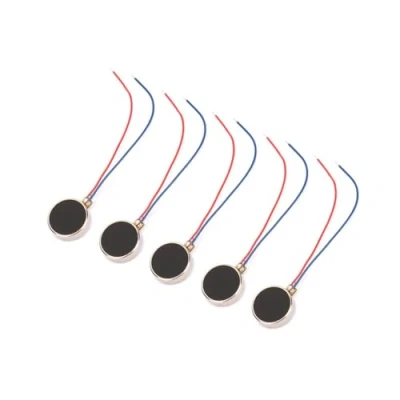 Obrázek 5 kusů DC 3 V 80 mA mini vibrační motory 11000 ot/min 1020 ploché mince typ mikro motor pro mobilní telefon a pager (27 mm)